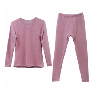 格凯德绒加厚6G热能衣青年速暖发热磨毛保暖内衣秋衣秋裤打底套女