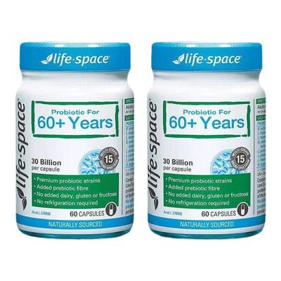 澳大利亚直邮Life Space老年益生菌60岁以上亲和吸收健康60粒*2