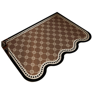 入户门地垫进门门口PVC可擦免洗2026新款高级可裁剪皮革耐脏地毯