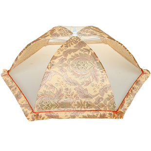 饭菜罩子桌盖菜罩折叠餐桌罩剩菜食物罩大号防苍蝇家用遮菜盖伞