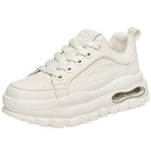 马克华菲板鞋男款2026冬季男士小白鞋厚底增高鞋运动休闲鞋子男鞋