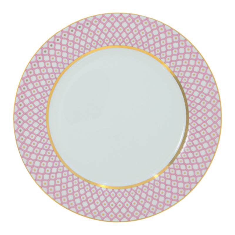俄皇LOMONOSOV骨瓷餐具套装STAR粉色系列骨瓷家用欧式餐碗餐盘