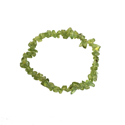 水晶饰品天然橄榄石手串清新个性