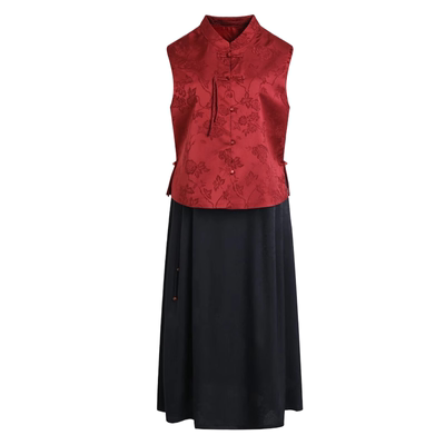 2025春季新款国风马甲中老年上衣