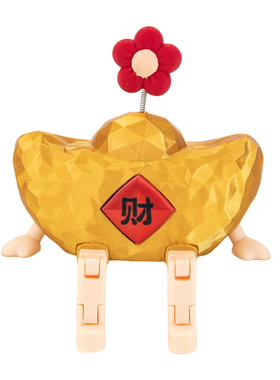 招财进宝坐姿小摆件智能门锁装饰