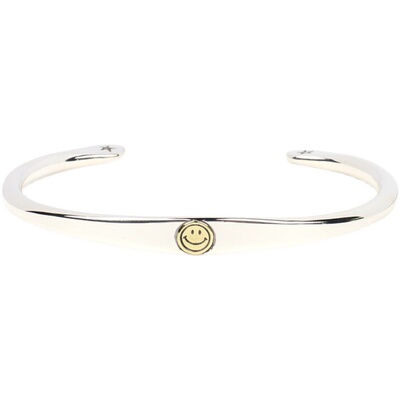 ampjapan黄铜手工银手环手镯