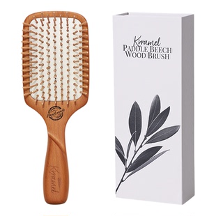 KRRAMEL卷发梳子女士专用防静电气垫梳子气囊按摩梳天然榉木材质
