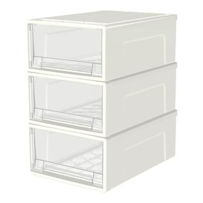 新品秒杀5.6起！透明抽屉收纳箱