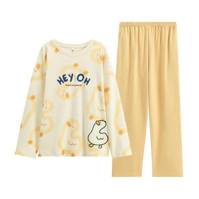 芬腾睡衣女春秋款2024年新款长袖纯棉可爱薄款夏季女款家居服套装