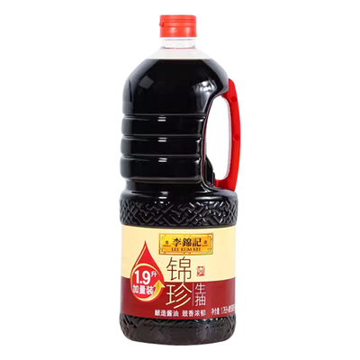 李锦记锦珍生抽1.9L桶装酿造酱油家用餐饮商用炒菜凉拌
