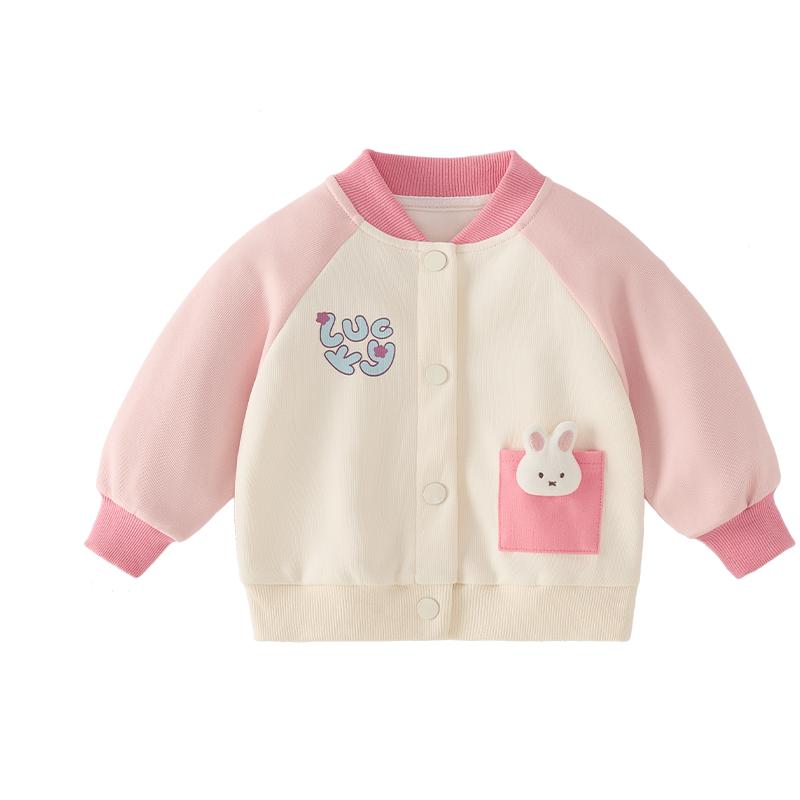 jellybaby儿童秋季棒球服外套