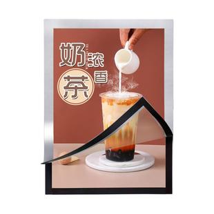磁力贴透明A4磁性展示贴磁吸广告框相框儿童照片墙奖状贴课程表A3营业执照作品展示墙公示栏海报黑板磁性贴