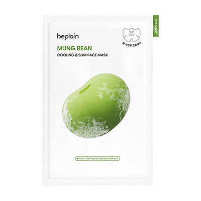 小詹同款！韩国碧菲音beplain绿豆冰感面膜降温补水保湿妆前补水