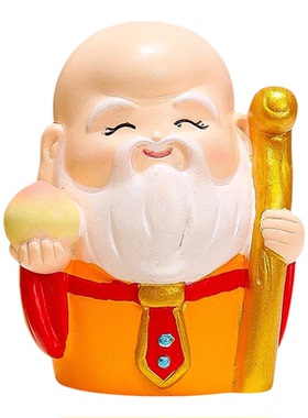 Q版五路财神桌面招财摆件