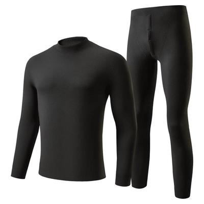 3倍巨厚羊毛蚕丝保暖内衣男加绒