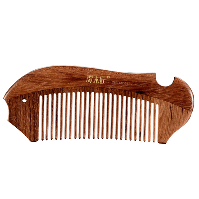 谭木匠原木梳子小巧简易