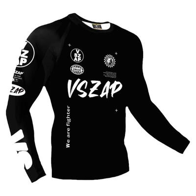 VSZAP巴西柔术长袖MMA速干防磨衣