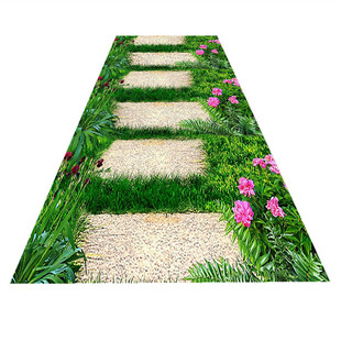 可定制3d立体地垫满铺家用客厅玄关阳台床边脚垫门垫走廊过道地毯