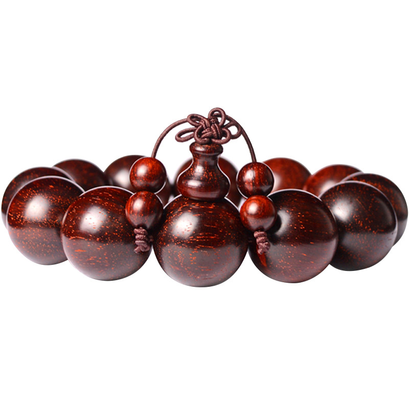 佛尘轩正品小叶紫檀老料佛珠手串2.0男款印度原产高端文玩木串珠