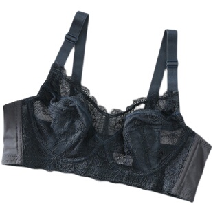 自留款超薄大码文胸性感软钢圈大胸显小透气女胸罩75-110BCDEFGH