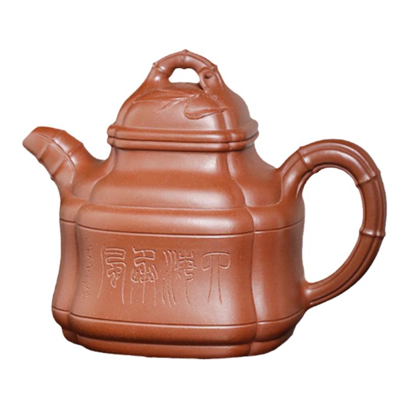 沈杨大小四方竹鼎壶紫砂壶