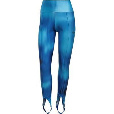 Adidas/阿迪达斯官方正品夏三叶草高腰女子运动休闲紧身裤HB9402