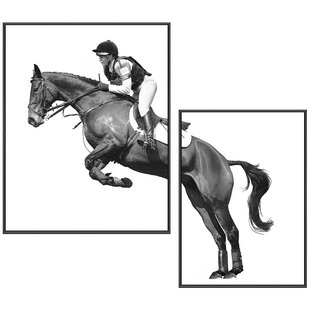 装饰画客厅壁画现代简约装饰品墙面新品男孩马跃男生卧室床头挂画