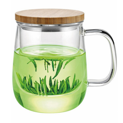 尚明办公室泡茶杯玻璃内胆过滤