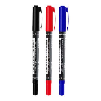 得力小双头儿童绘画油性记号笔