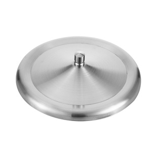 不锈钢杯盖防尘保温马克杯盖圆形茶杯盖创意提手玻璃杯碗盖多口径