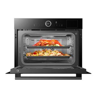 老板9062蒸烤炸一体机嵌入式家用四合一搪瓷蒸烤箱