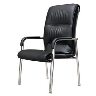 办公椅会客椅简约现代办公室靠背弓形皮椅棋牌室麻将椅会议室凳子