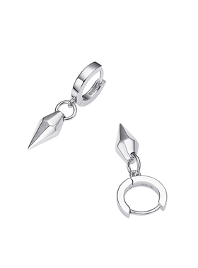 CP摩登高级感银饰耳环女