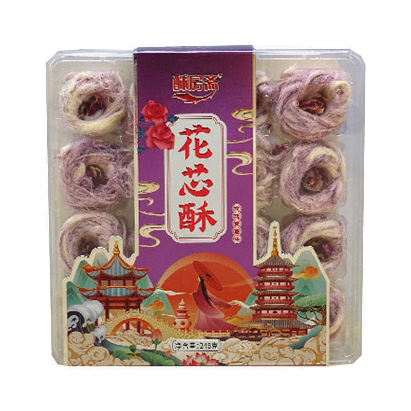 酥房斋花芯酥樱花水蜜桃味桂花味