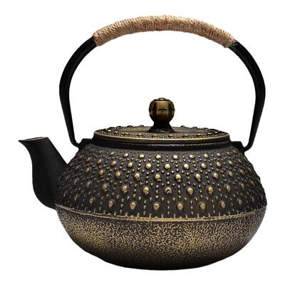 金京堂工艺带茶漏功夫具铸铁壶