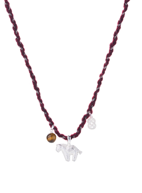 SOFT ROOM马上有钱编绳长项链配饰小众设计感女本命年礼物毛衣链