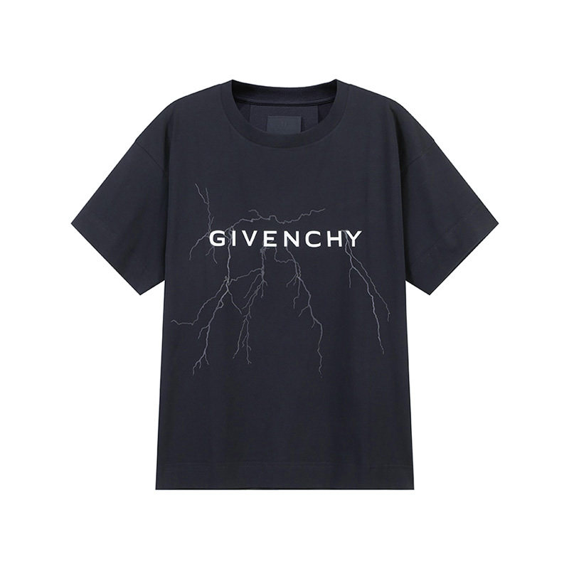【自营】纪梵希 GIVENCHY 男士宽松版圆领短袖T恤 BM71JB3YJ9