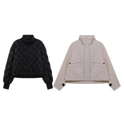 西町村屋休闲套装女装2025冬季新款户外感羽绒服两件套XHAD10249