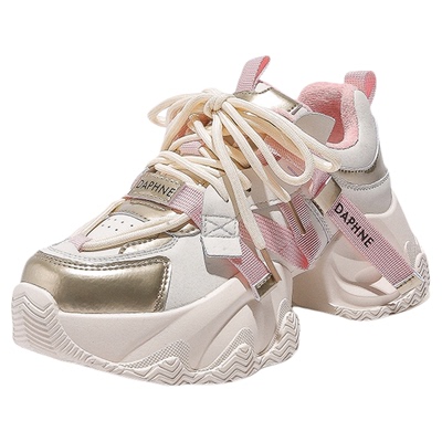 达芙妮2026冬季新款加绒老爹鞋女