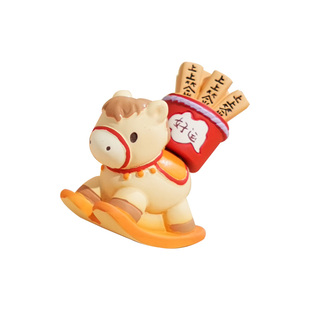 2026马年马上好运摆件新年礼物本命年吉祥物马上大吉伴手礼小礼品