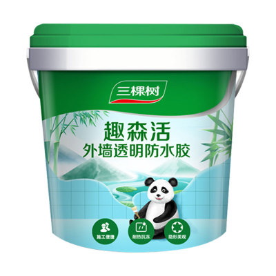 三棵树外墙透明防水胶外墙窗台瓷砖裂隙补漏专用胶防水涂料堵漏王