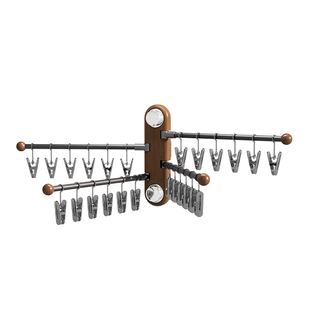 吸盘袜子晾晒架家用折叠多夹子晾衣架室内阳台内衣裤袜子晾晒神器