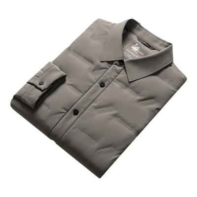 皮尔卡丹休闲大鹅绒羽绒服秋冬季