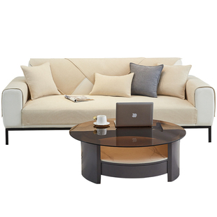 雪尼尔沙发垫四季通用坐垫子万能套罩简约现代高端防滑盖布防猫抓