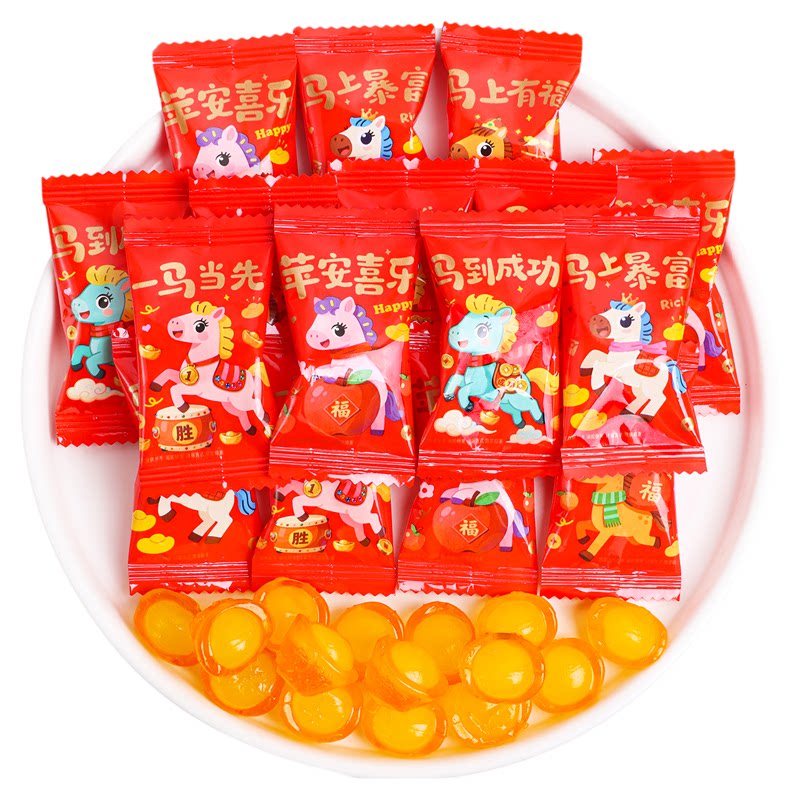 马上暴富软糖春节年货零食乔迁
