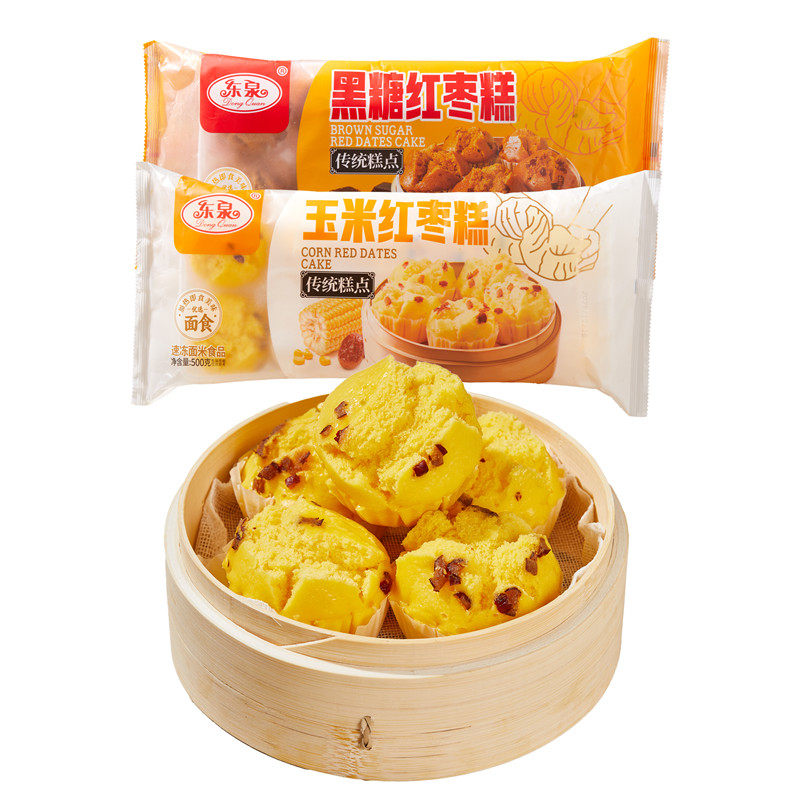 东泉玉米红枣发糕早餐半成品速冻