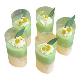 透明椅子慕斯杯烘焙甜品台装饰一次性塑料小酒杯高脚香槟杯红酒杯