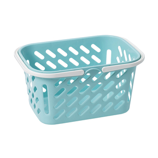 手提购物洗澡提篮塑料啤酒篮子草莓采摘篮收纳篮镂空浴室洗澡篮子