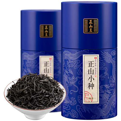 正山王茶叶特级正山小种红茶武夷山桐木关新茶礼盒装散茶罐装500g