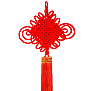 路灯杆中国结植绒中国结路灯杆灯笼中国结电线杆户外灯杆中国结